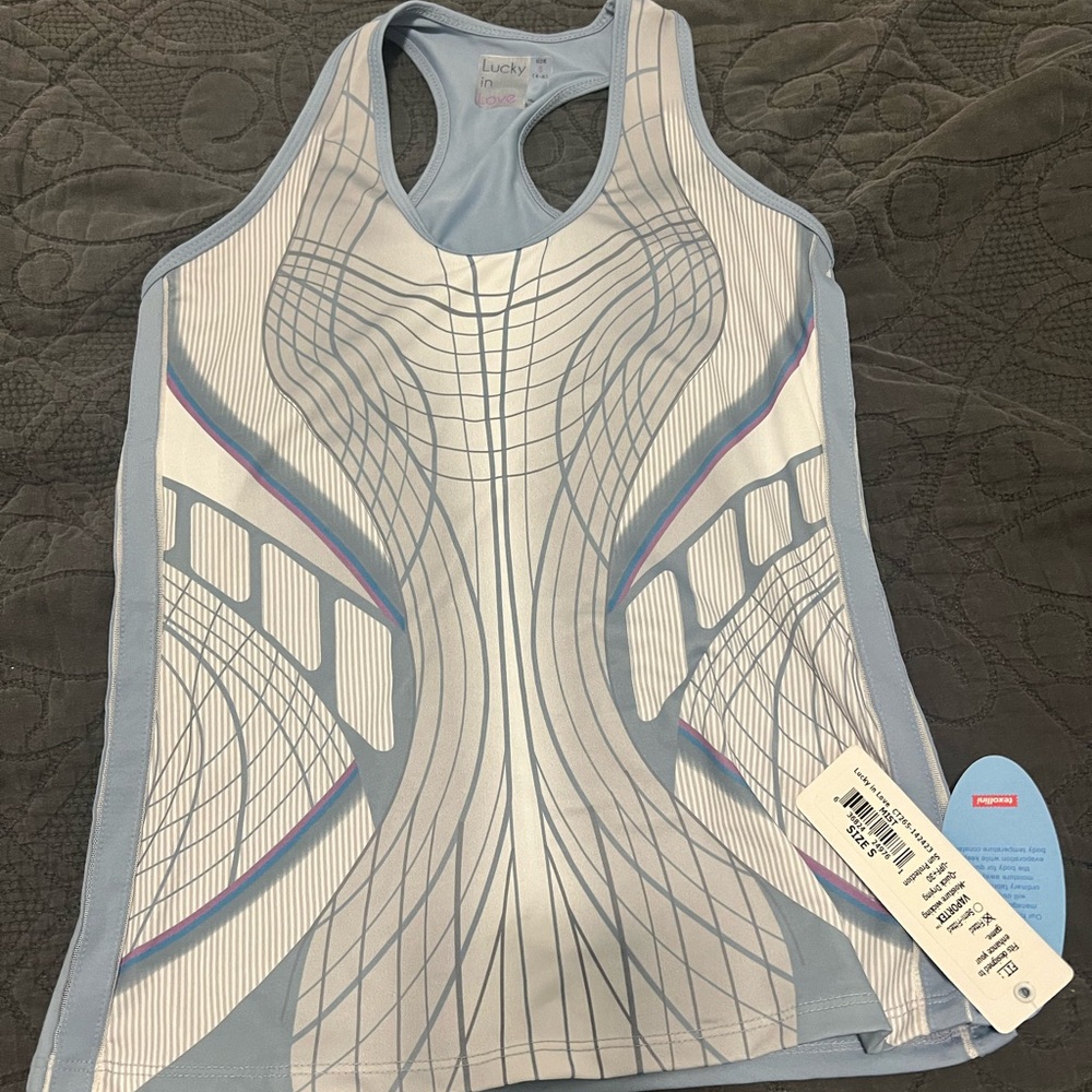 Lucky In love athletic tank nwt